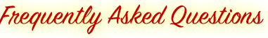 Frequently Asked Questions